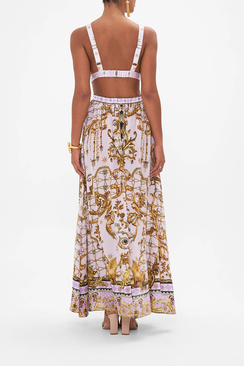 CUT OUT BACK DRESS LAVENDER EVER AFTER - Image 2