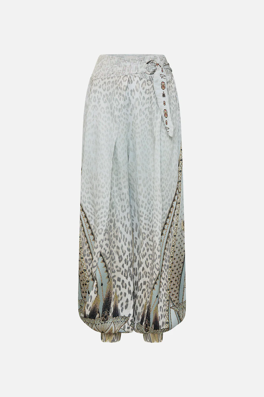 ASYMMETRICAL BELTED PANT SAHARA STARLET - Image 3