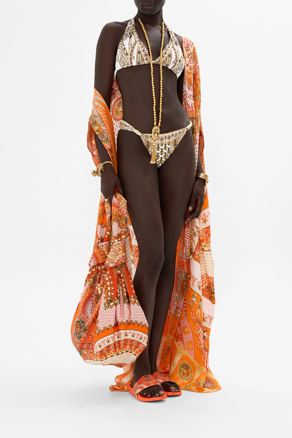 BUTTON THROUGH BATWING KAFTAN THE OBELISK GATE - Image 8