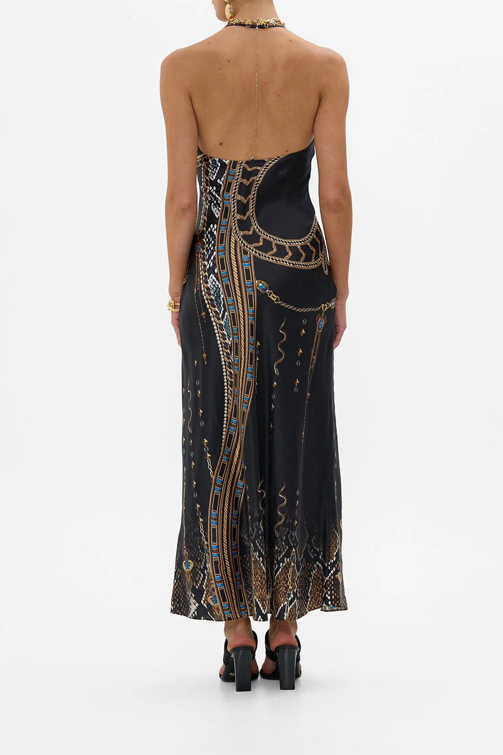 CHAIN DETAIL SLIP DRESS CALL ME CLEOPATRA - Image 2