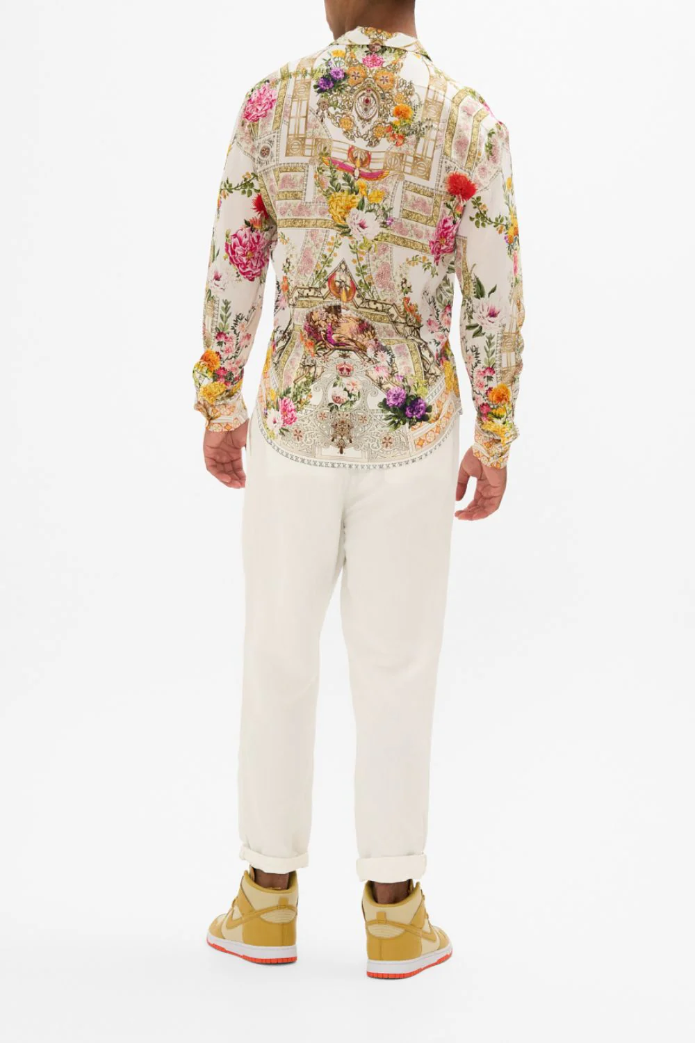 COLLARED LONG SLEEVE SHIRT EGYPTIAN ROSE - Image 2