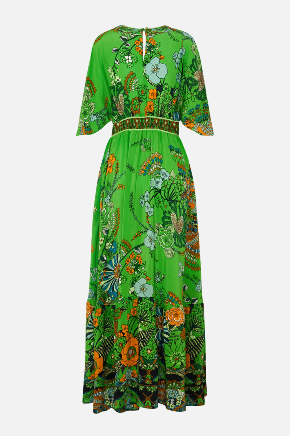 WAISTED DRESS WITH HEM RUFFLE GOOD VIBES GENERATION - Image 7