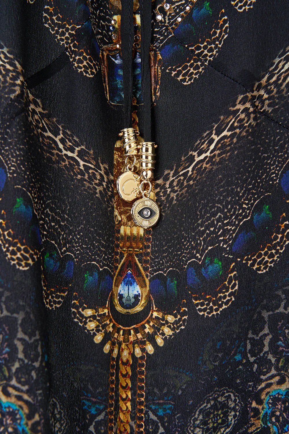 A-LINE GATHERED PANEL DRESS SONG OF THE SOLSTICE - Image 8