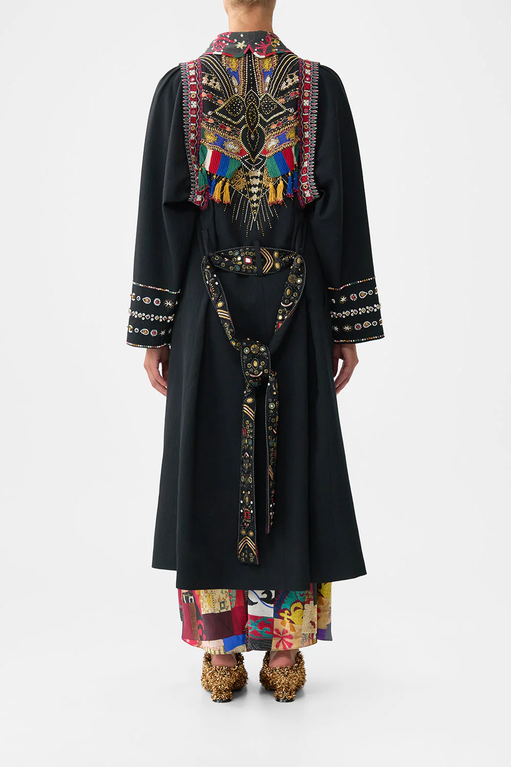 COAT WITH VEST DETAIL PATCHWORK ALCHEMY - Image 2