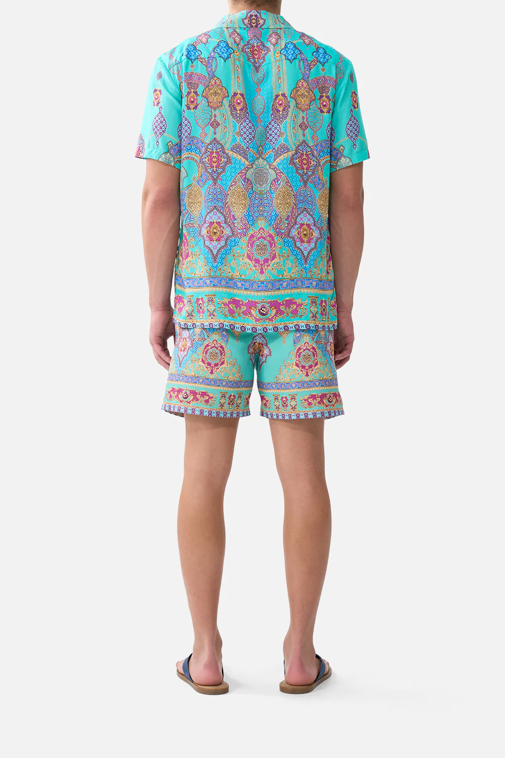 SHORT SLEEVE CAMP COLLARED SHIRT THE CONCUBINES CORRIDOR - Image 2