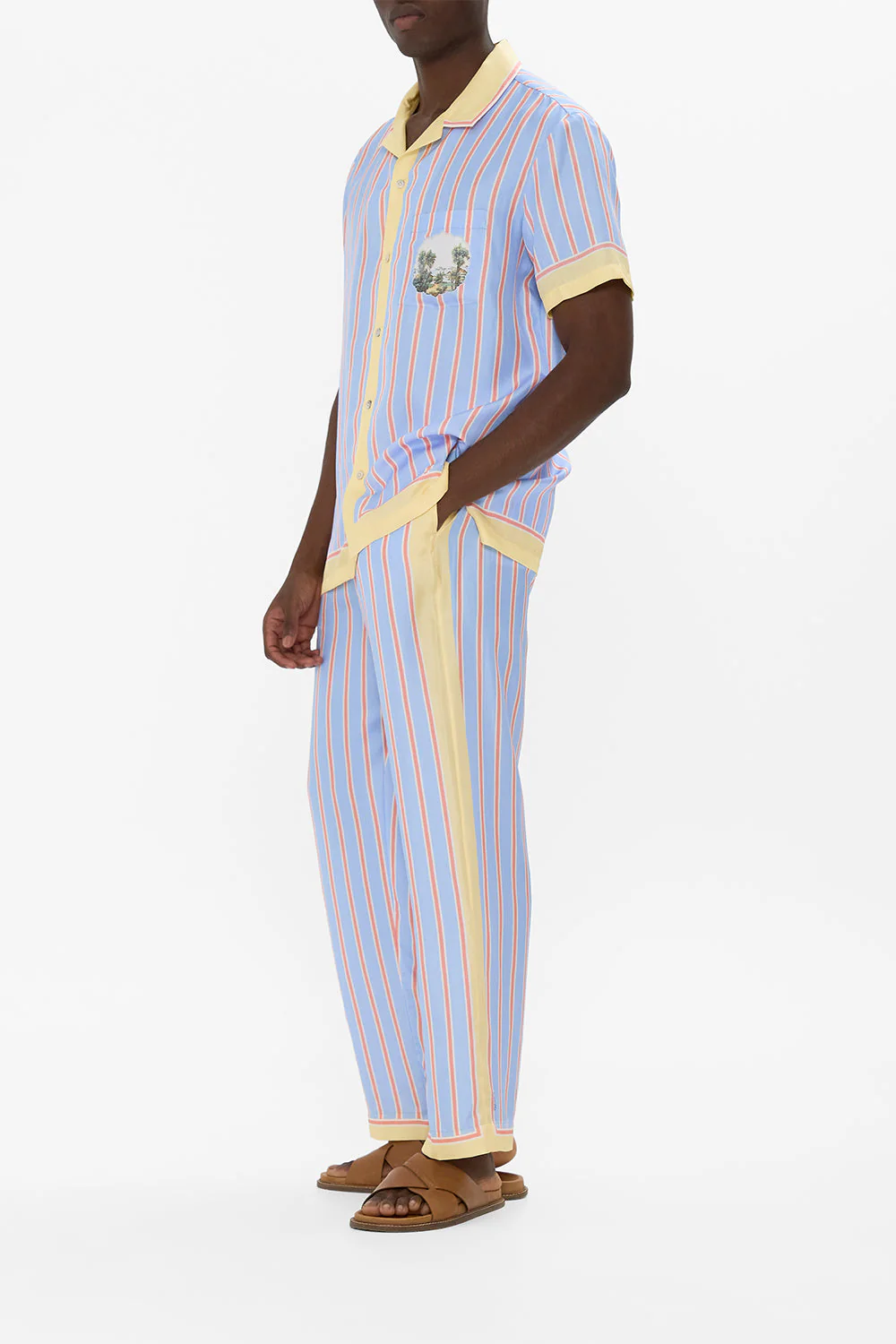 LOUNGE PANT WITH ELASTIC WAIST BOTANICAL BALLADS - Image 4
