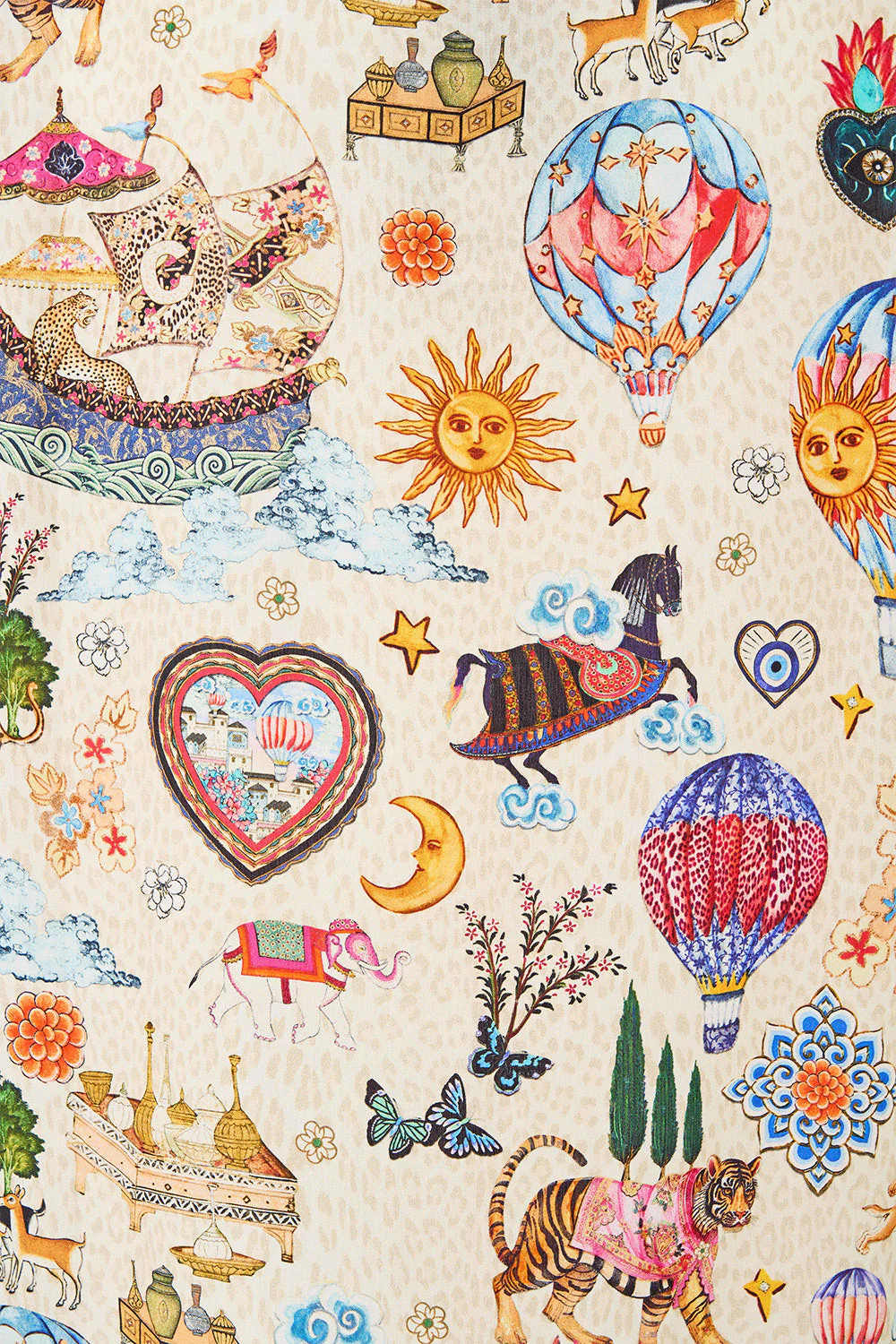 SHORT SLEEVE CAMP COLLARED SHIRT KAPADOKYA KITSCH - Image 7