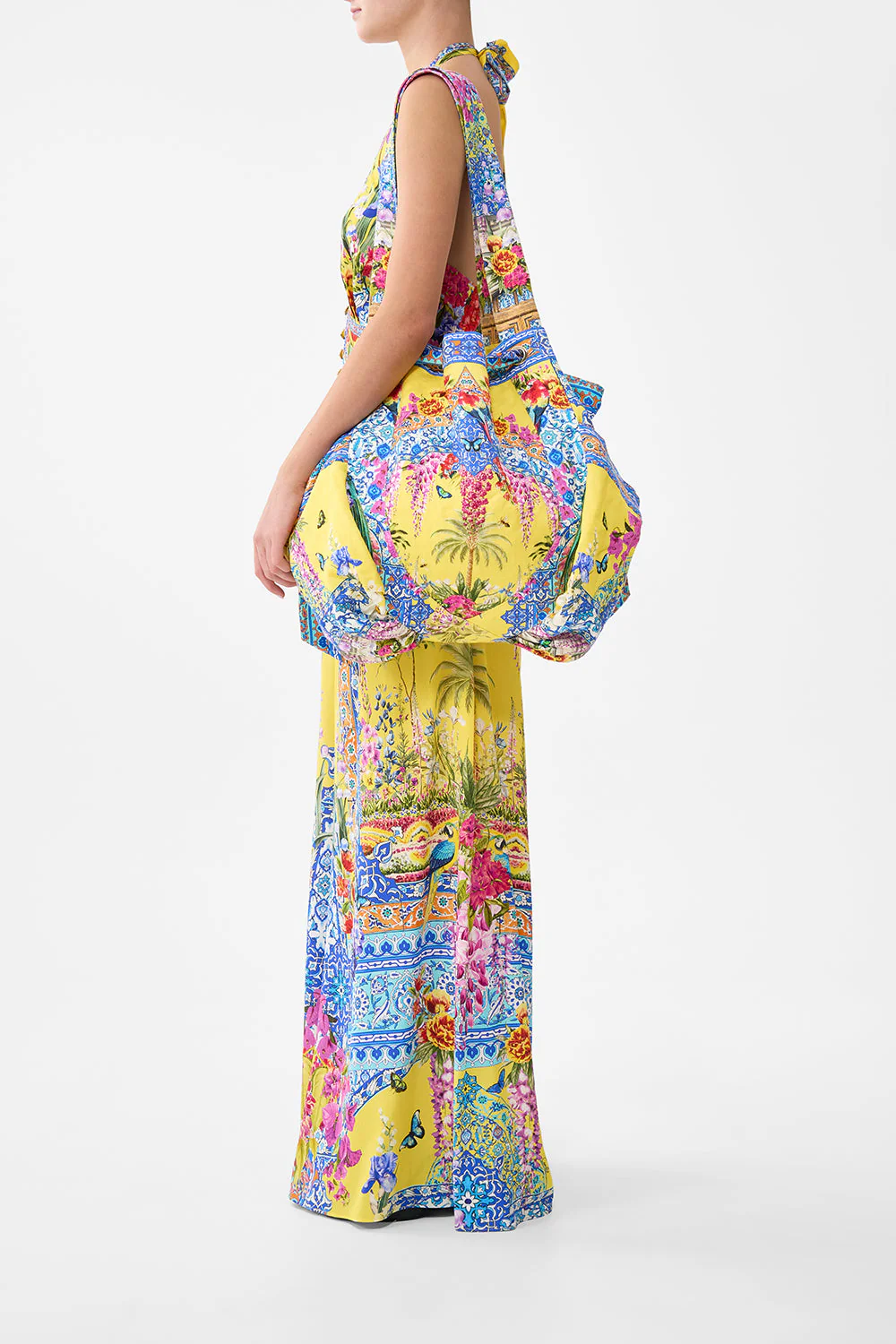 DRAWSTRING BOW BEACH BAG SULTANAHMET SUMMER - Image 5