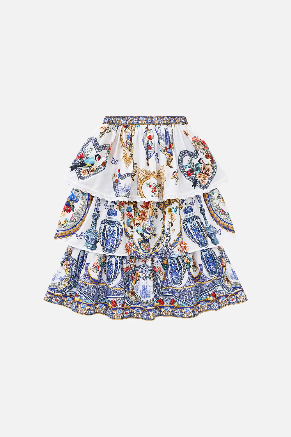 KIDS LAYERED RUFFLE MAXI SKIRT THE POTTERY PARLOUR - Image 2