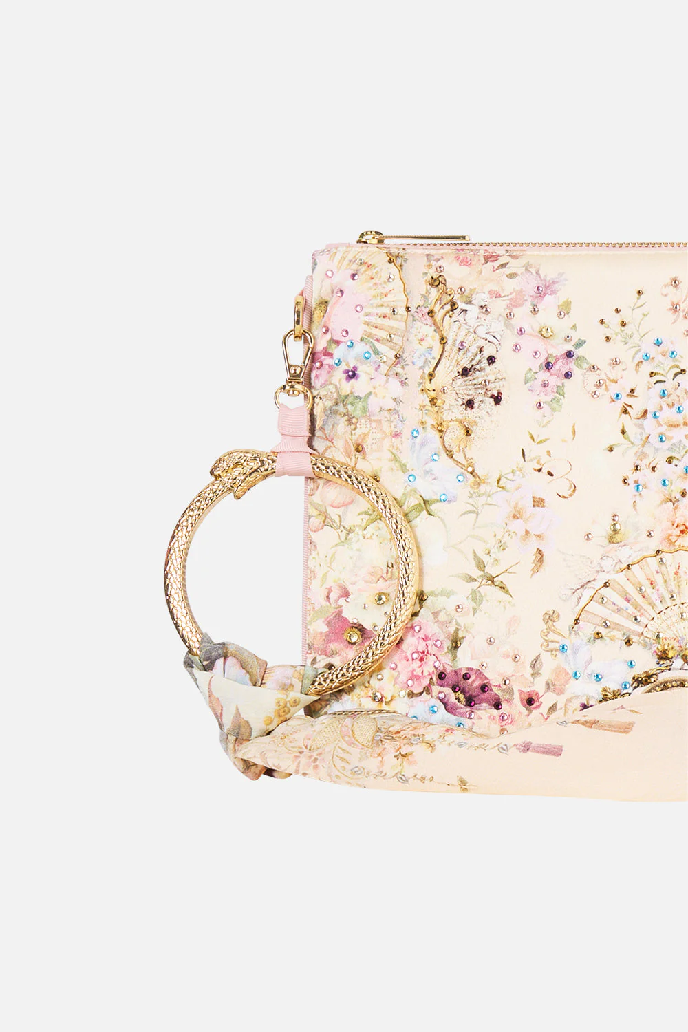 RING SCARF CLUTCH ADORNED IN ARANJUEZ - Image 3