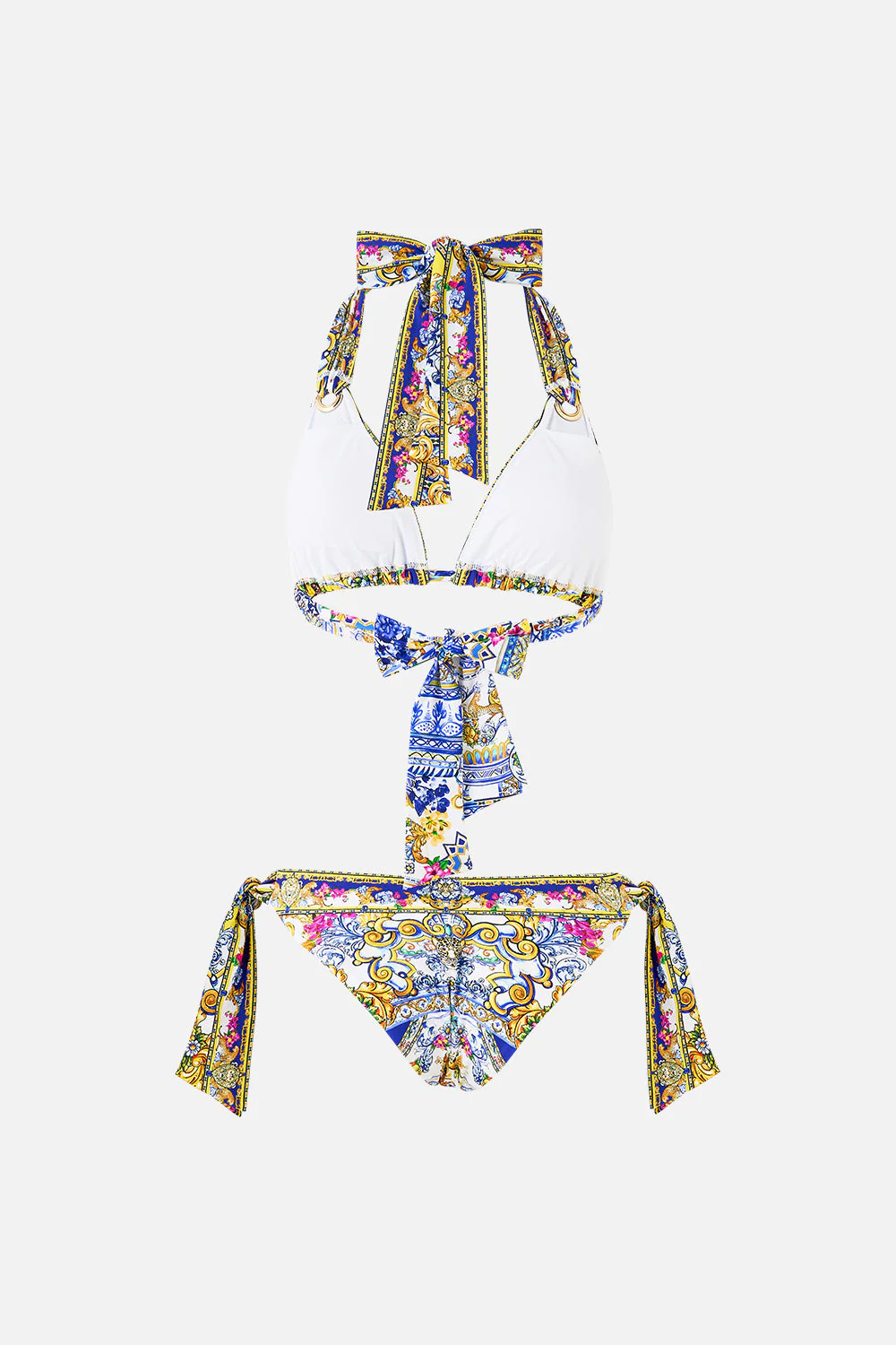 SOFT THICK TIE TRI BIKINI SET WITH EYELET TRIMS ESPAÑA NIRVANA - Image 6