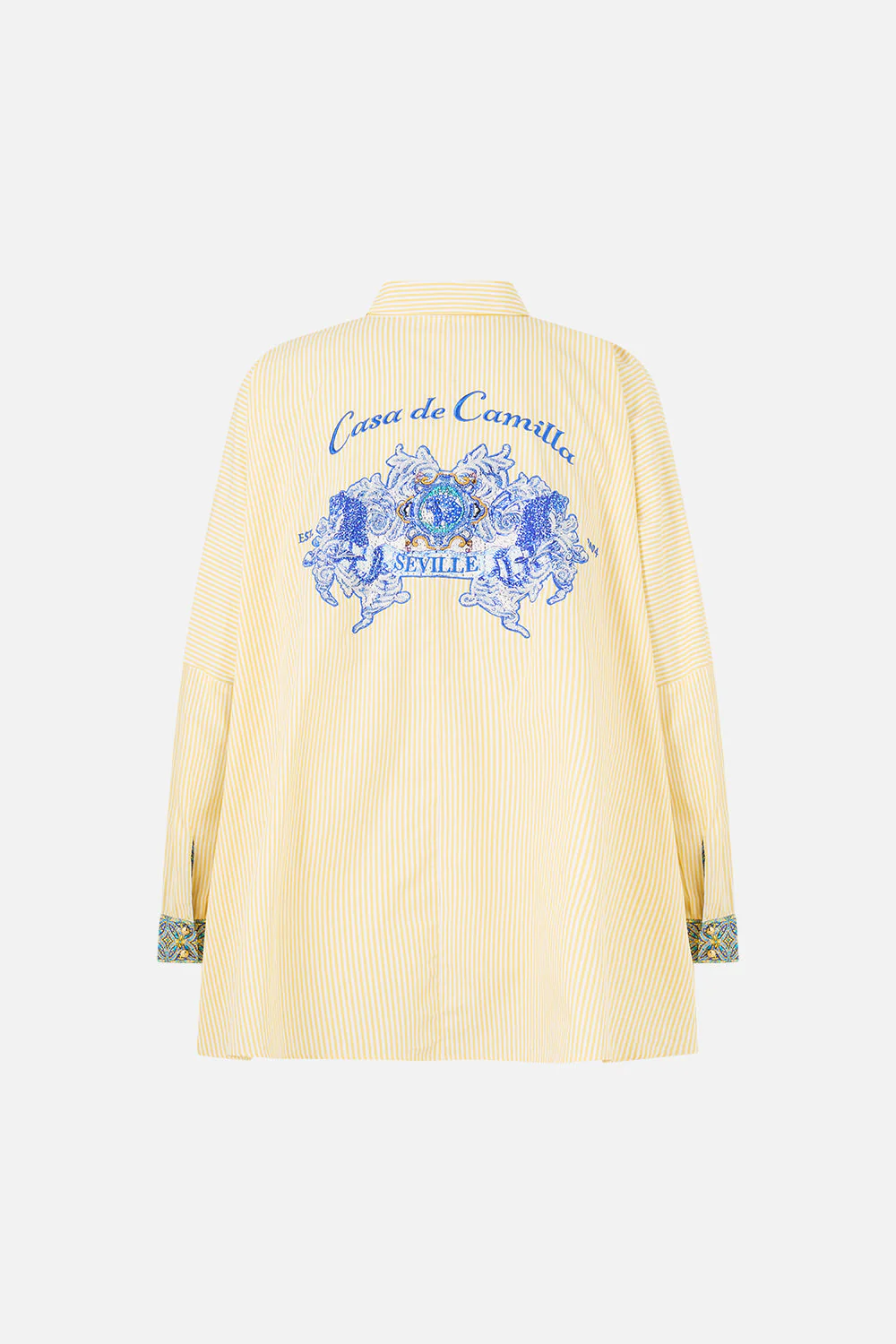 WIDE BODY COLLARED BLOUSE BENEATH THE ANDALUSIAN SUN - Image 2