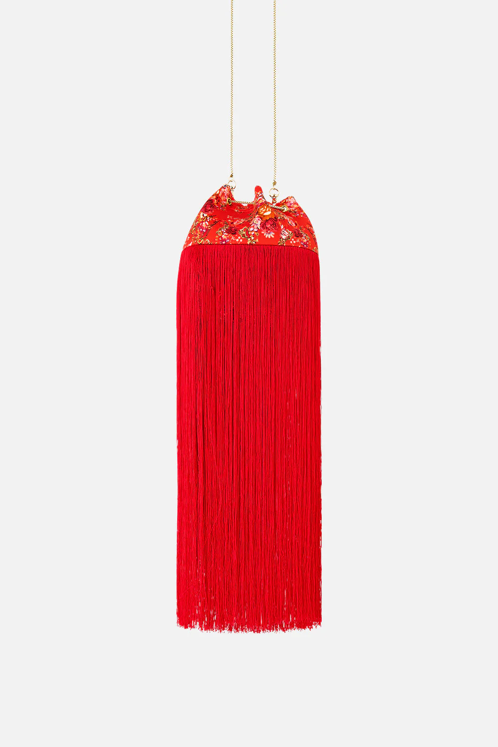 DRAWSTRING POUCH WITH FRINGING OLÉ OLÉ - Image 2