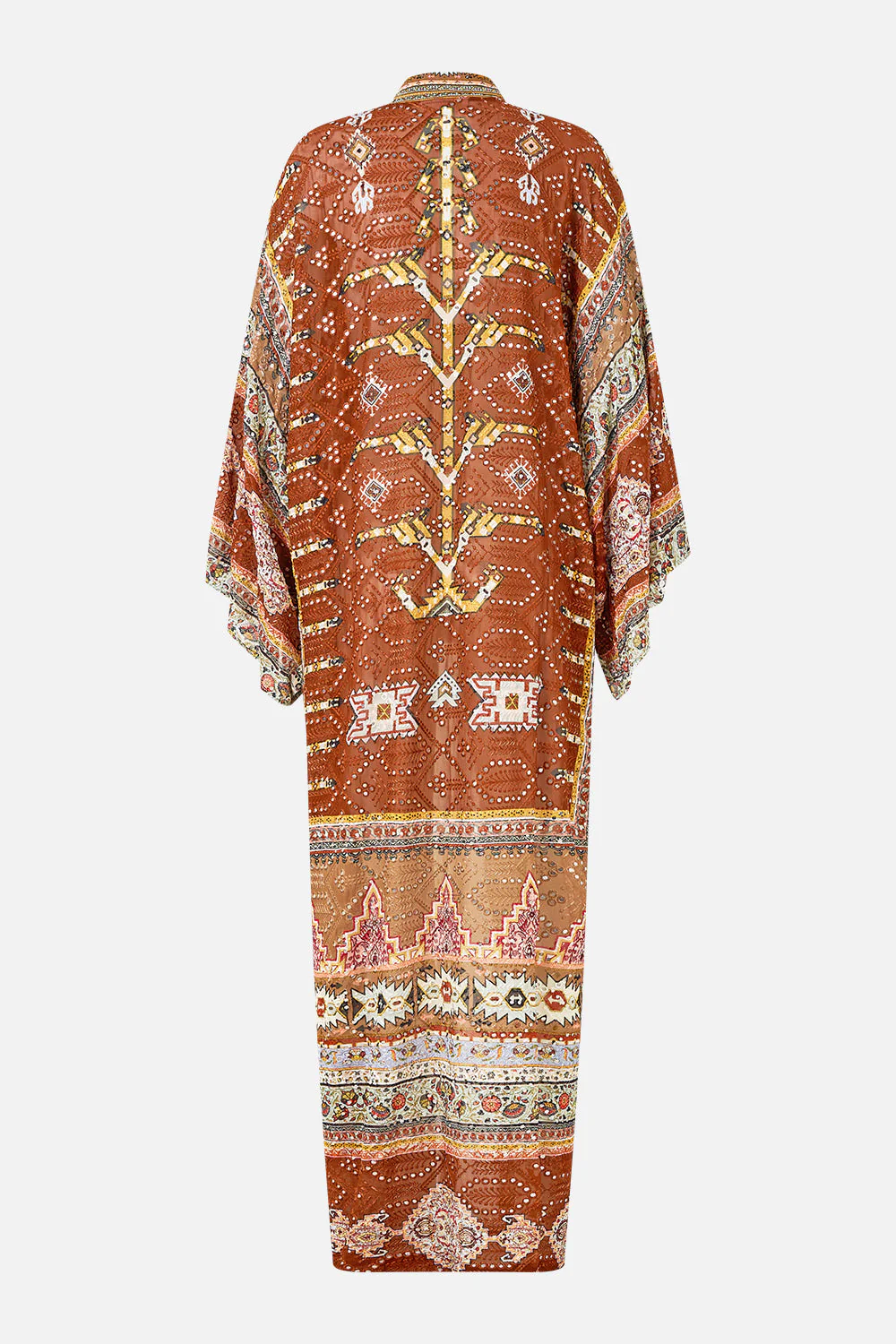 KIMONO LAYER WITH COLLAR FABRIC OF TIME - Image 7